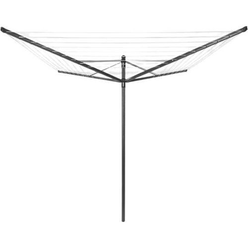 Wäschespinne für den Außenbereich – 50 m Wäscheleine – langlebig und stabil – inkl. Standmanschette und Schutzhülle