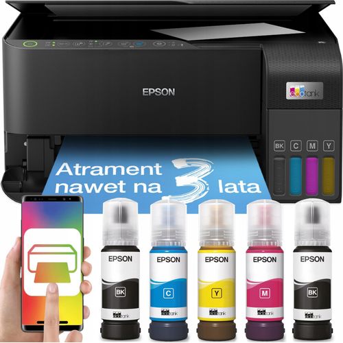 Drucker Epson Ecotank L3550 3In1 Drucken, Scannen, Wifi Tinten Sparen 90%