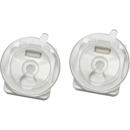 Sichtschutzzüge Ersatzteil-Zubehör-Set GARDINIA "Ersatzteil Saugnapfset", transparent, Kunststoff, Sichtschutzzüge, mit Clip