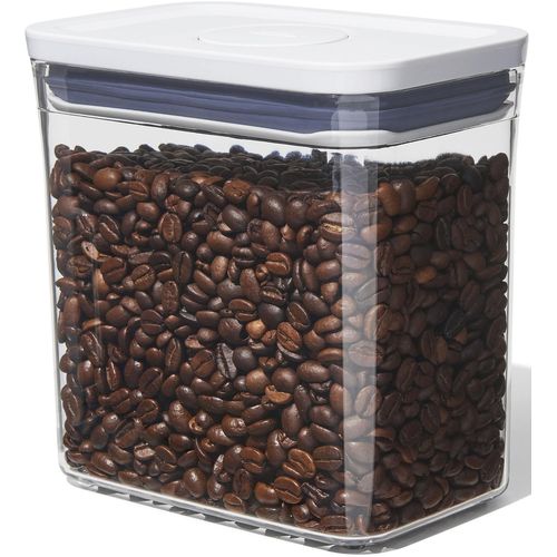 Vorratsdose OXO GOOD GRIPS, transparent, Lebensmittelaufbewahrungsbehälter, RECHTECK KURZ - 1.6L