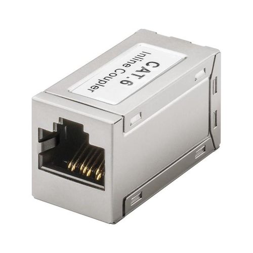 Pro RJ45 Modular coupler CAT 6 - Silber