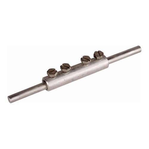 Dehn Verbindungsmuffe Al f. Rd 8mm VM 8 SKM6X8, aus Aluminium für Verbindung von Rundleitern, 385213)