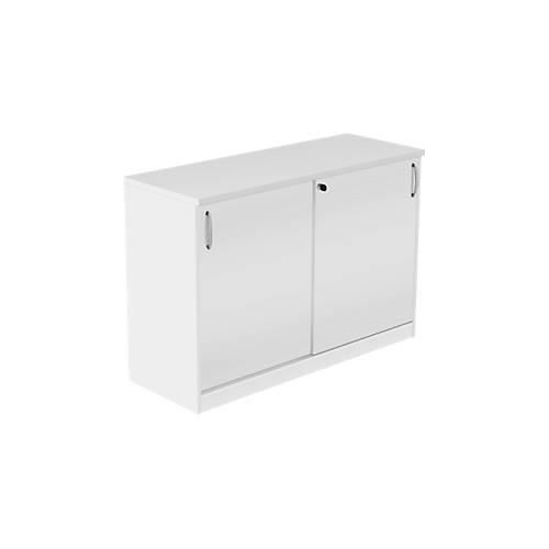 Schiebetürenschrank NEVADA, B 1200 x H 825 mm, weiß