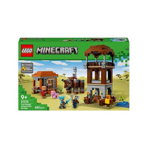 LEGO Minecraft 21278 Ein Verwüster am Plünderer-Außenposten
