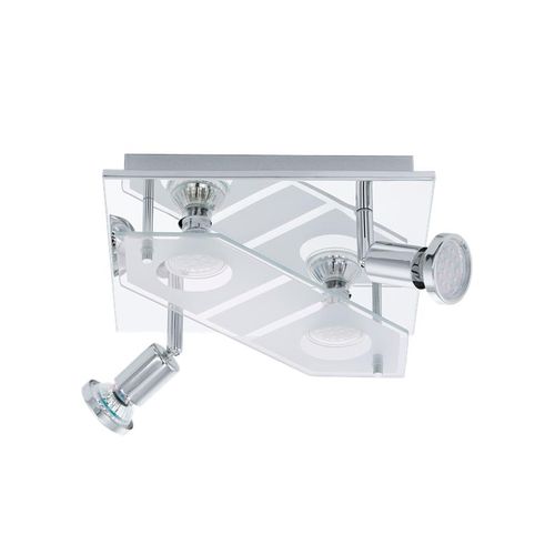 EGLO CABO 1 Wand- / Deckenleuchte, weiss, klar