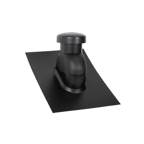 Easy Flex Roofing Sabetoflex roof hood 5-45° ø125 black abs