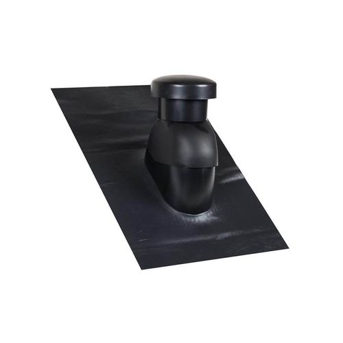 Easy Flex Roofing Sabetoflex roof hood 5-45° ø160 black pib