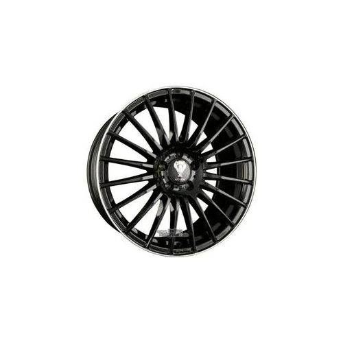 Alufelge AXXION AX5 EXCESS Einteilig Schwarz Glanz Hornpoliert (SW+ / ML+) 9.00 x 20 ET 20.00 5x112.00