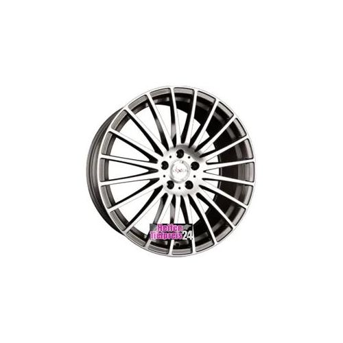 Alufelge AXXION AX5 EXCESS Einteilig Daytonagrau Hochglanz Poliert (DGP+) 8.50 x 19 ET 25.00 5x112.00