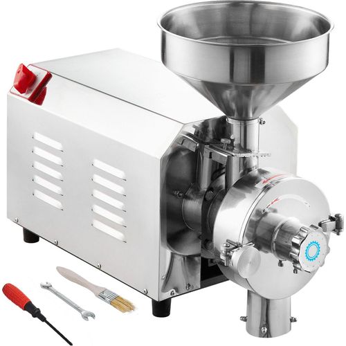 Elektrische Getreidemühle 2200W Maschine Maismühle 50kg/h Gewürzemühle