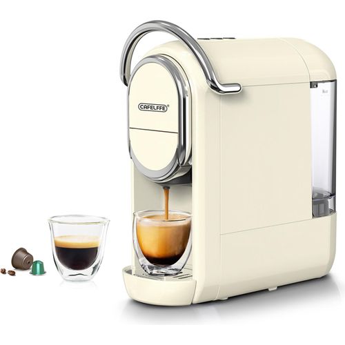 MK-609 3-in-1 Kaffeekapselmaschine – 19 bar, heiß & kalt, 600 ml Tank, Auto-Off, für DG/NES Kapseln & Kaffeepulver, Einzel- & Doppelbezug