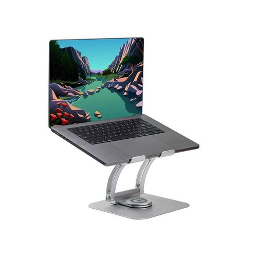Desire2 Laptop Stand Supreme Dual Pivot Plus Silver