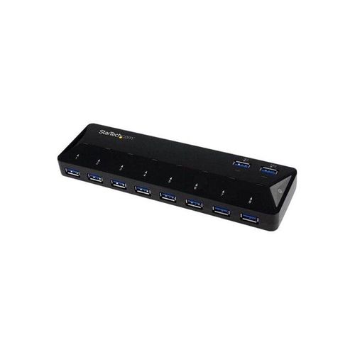 StarTech.com USB 3.0 Hub 10-Port with Charge and Sync Ports USB-Hubs - USB 3.2 - 10 - Schwarz
