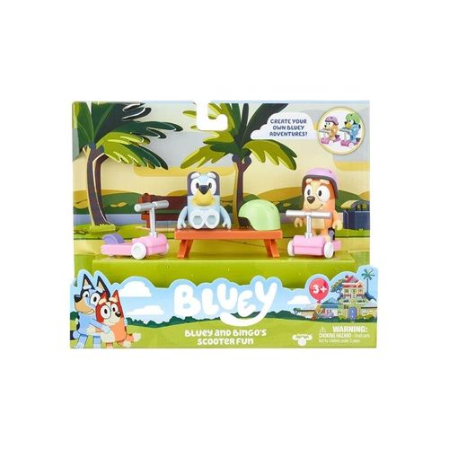 Bluey FIGURE & VECHICLE PLAYSET - SCOOTER TIME