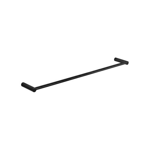 Pressalit towel rail single matte black