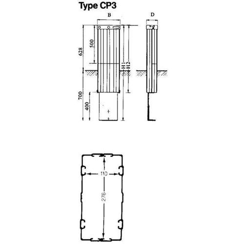 ABB Cabel distribution cabinet cp6