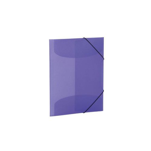 HERMA Elasticated folder A4 PP translucent violet