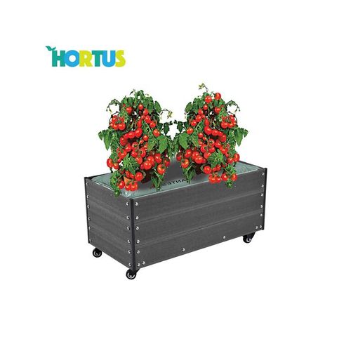 HORTUS Capillary cover incl. wheels WPC 36 x 50 x 90 cm