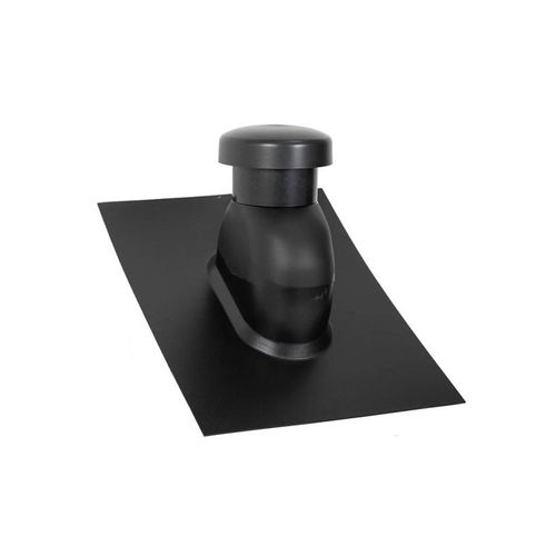 Easy Flex Roofing Sabetoflex roof hood 5-45° ø160 black abs