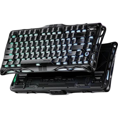 GravaStar Mercury V75 Mechanische Tastatur, Magnetic Switches, Gaming ANSI US, Stealth Black