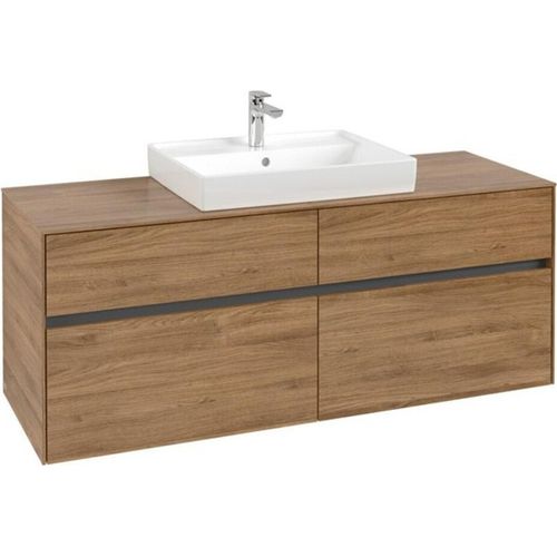 V&B Waschtischunterschrank Collaro 140x54,8x50cm, WT mittig, kansas oak Image