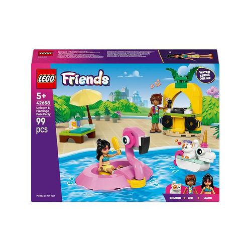 LEGO Friends 42658 Poolparty mit Einhorn und Flamingo