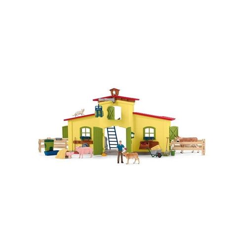 Schleich Große Farm mit Tieren und Zubehör