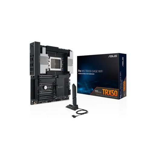 ASUS PRO WS TRX50-SAGE WIFI Mainboard - AMD TRX50 - AMD sTR5 socket - DDR5 RAM - SSI (Server)