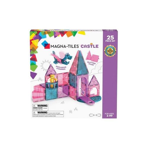 Magna-Tiles Castle 25-Piece Magnetic Construction Set