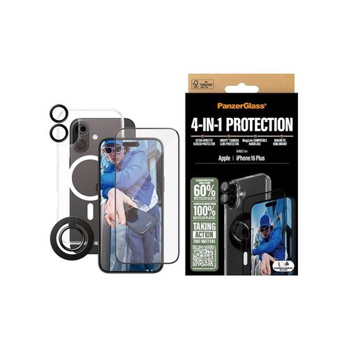 PanzerGlass 4-in-1 Protection Bundle iPhone 16 Plus