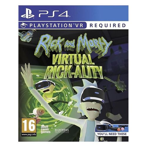 Rick and Morty Virtual Rick-Ality (PSVR) - Sony PlayStation 4 - Virtual Reality - PEGI 16