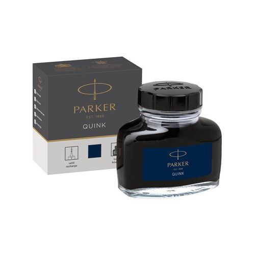 Parker Quink Füllertinte im Tintenfass | blauschwarz | 57 ml