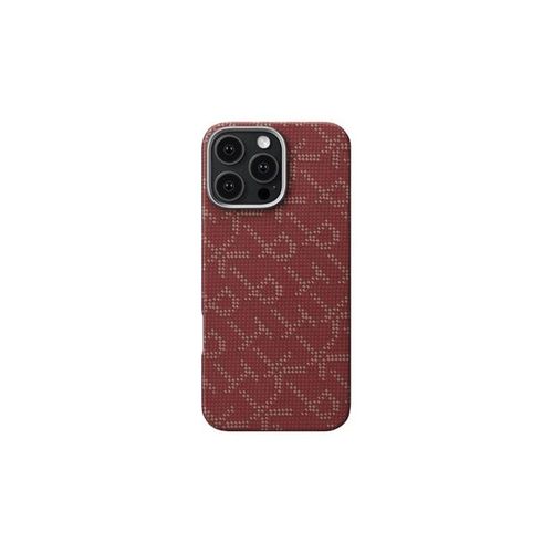 PITAKA Tactile Woven Case PTK Red/Gold - iPhone 16 Pro