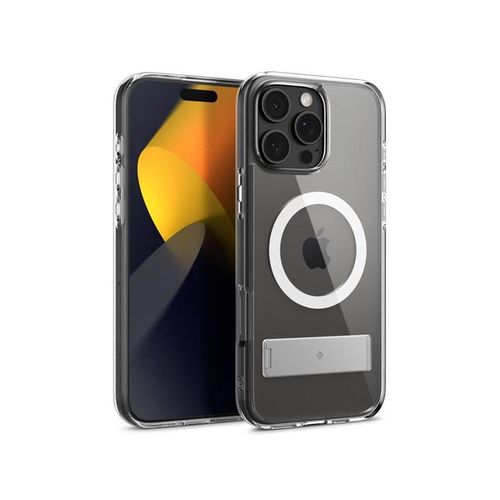 Spigen Caseology Capella MagSafe Kickstand - clear white silver - iPhone 16 Pro Max