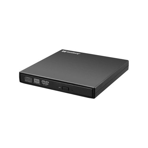 Sandberg USB Mini DVD Burner - DVD-RW (Brenner) - USB 2.0 - Schwarz