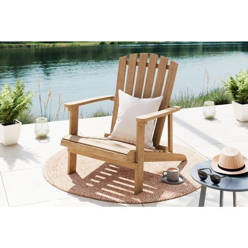 Ambia Garden Garten-Relaxsessel, Akazie, Holz, Akazie, vollmassiv, 67x74x85 cm, inklusive Armlehnen, Gartenmöbel, Gartenstühle, Liegestühle