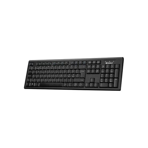 Sandberg USB Wired Office Keyboard - Tastaturen - Nordisch - Schwarz