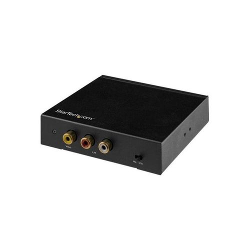 StarTech.com HDMI to RCA Converter Box with Audio - Composite Video Adapter - video converter - black