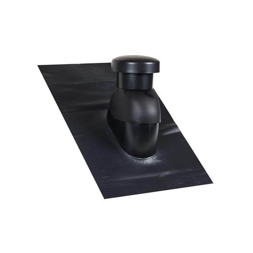 Easy Flex Roofing Sabetoflex roof hood 5-45° ø125 black pib