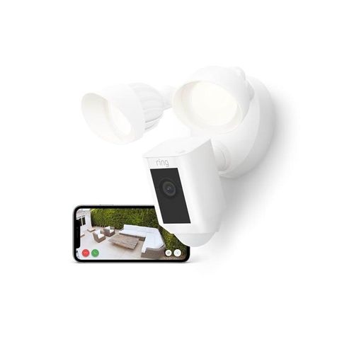 Ring Floodlight Cam Wired Plus - Weiß
