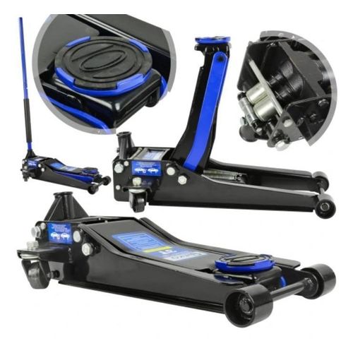 3T Hydraulischer Hebewagenheber75-500MM Bodenheben Autoaufzug Wagenheber