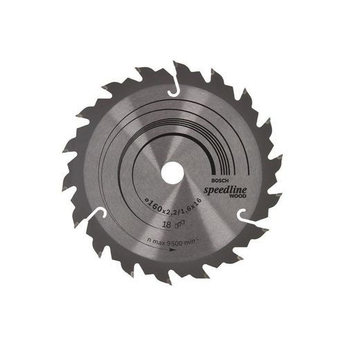 Bosch RUNDSAVKL.SPEEDLINE WOOD 160X16MM 18T