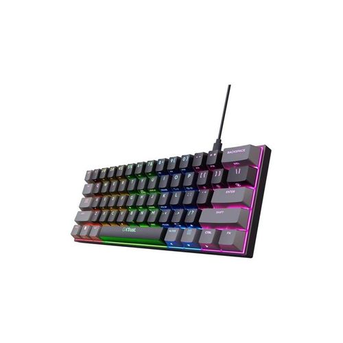 Trust GXT867 ACIRA 60% - Gaming Tastaturen - Nordisch - Schwarz