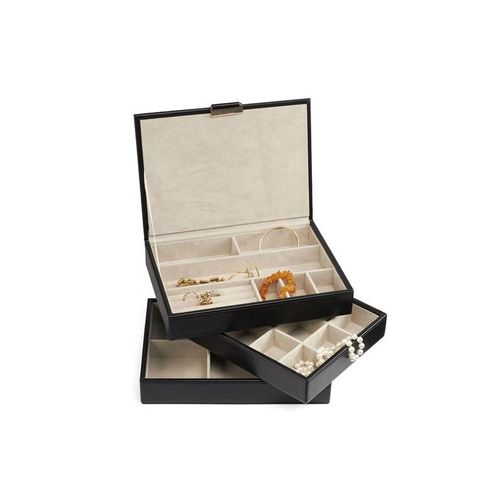 Gillian Jones - Multilayer Jewelry Box - Black
