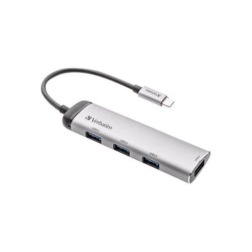 Verbatim 49147 USB-Hubs - 4 - silber