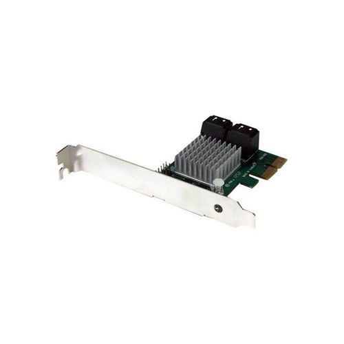 StarTech.com 4 Port PCI Express SATA III 6Gbps RAID Kontroller Card mit Heatsink