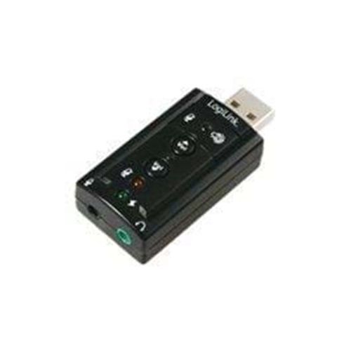 LogiLink USB Soundcard mit Virtual 7.1 Soundeffects