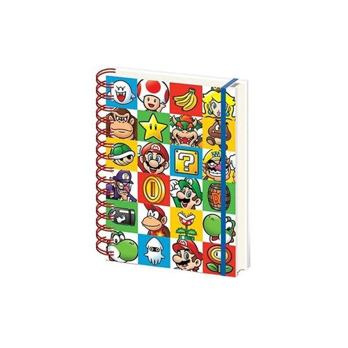 Pyramid Super Mario - A5 Notebook