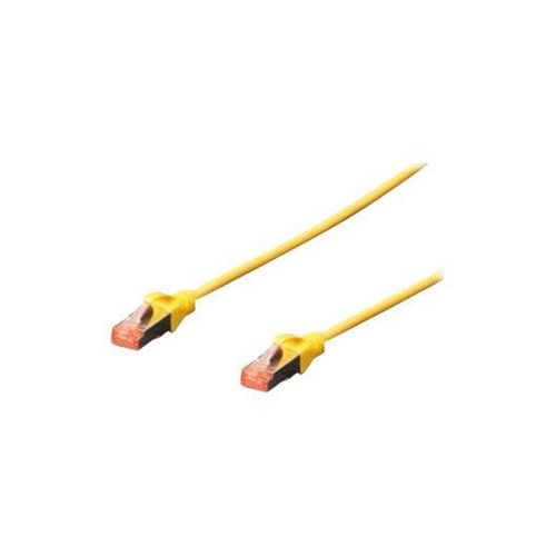 DIGITUS Patch Cable - patch cable - 10 m - yellow RAL 1018 - 10m