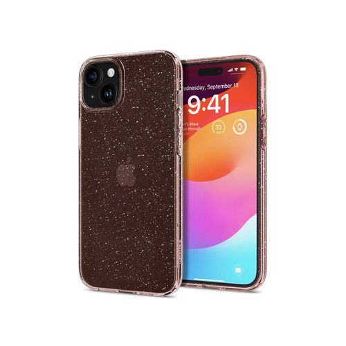 Spigen Liquid Crystal Glitter - rose quartz - iPhone 15 Plus